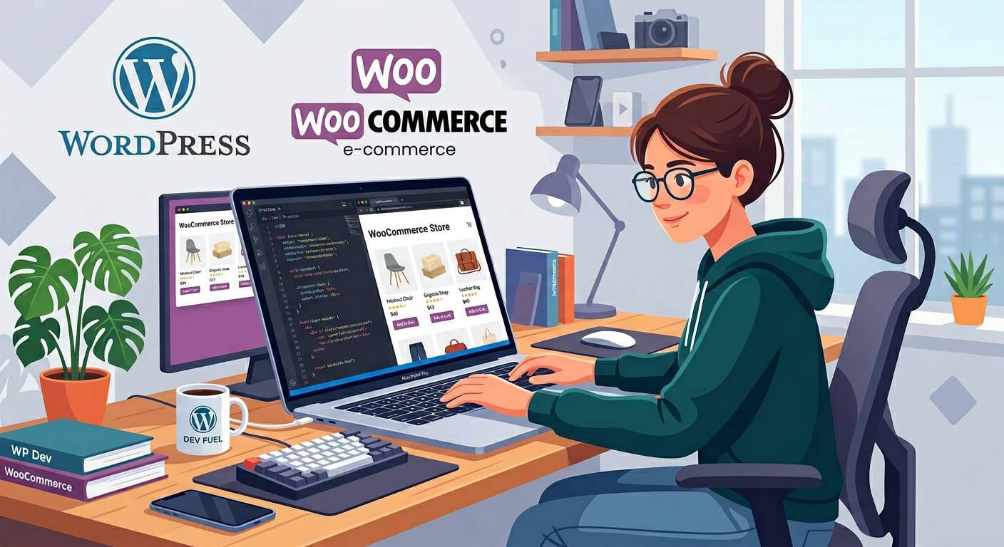 WooCommerce vs Shopify comparison by WordPress developer Ajay Khandal