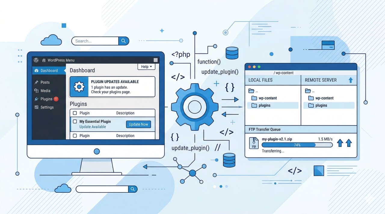 How to update WordPress plugins manually - WordPress plugin management tutorial